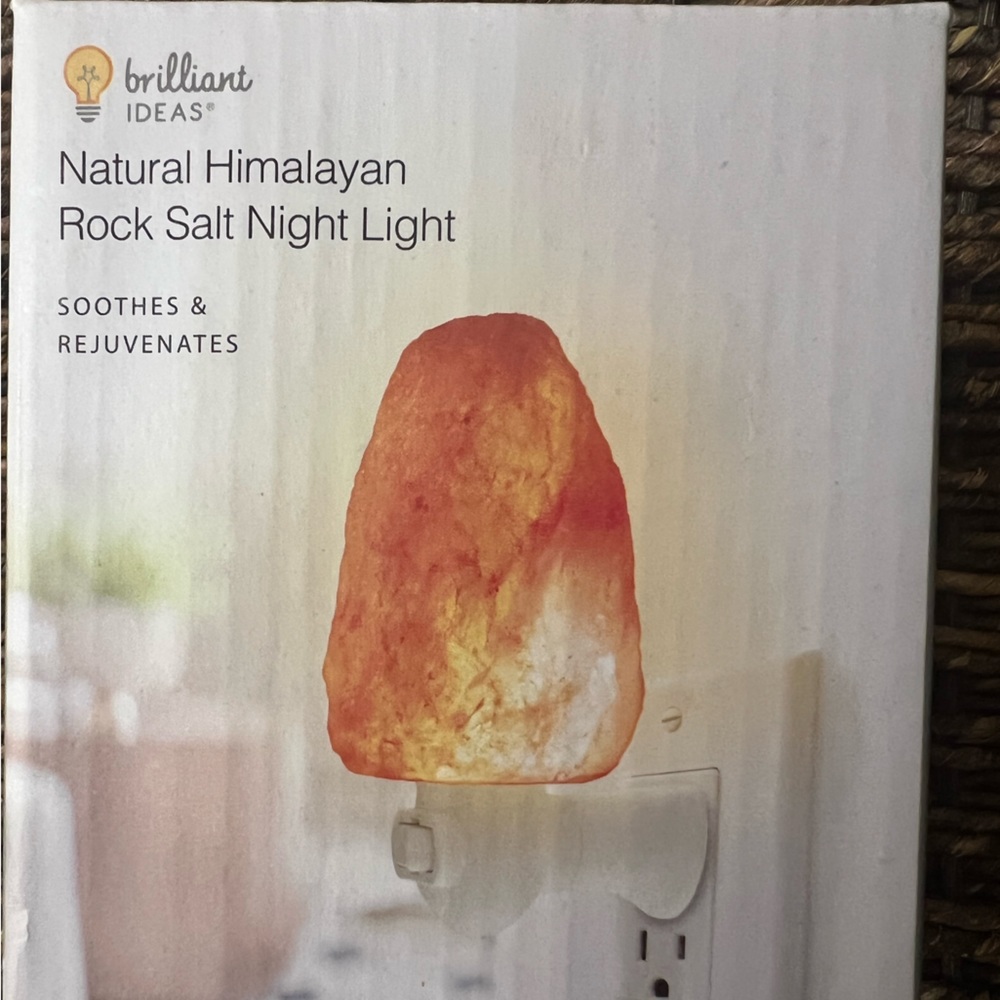 Natural Himalayan Rock Salt Night Light Natural Purifier